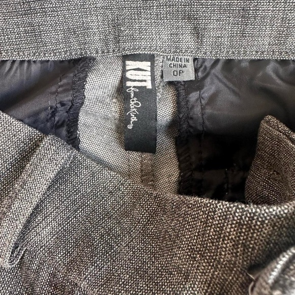Kut from the Kloth Gray Trousers Women’s 0 Petite - Picture 3 of 6